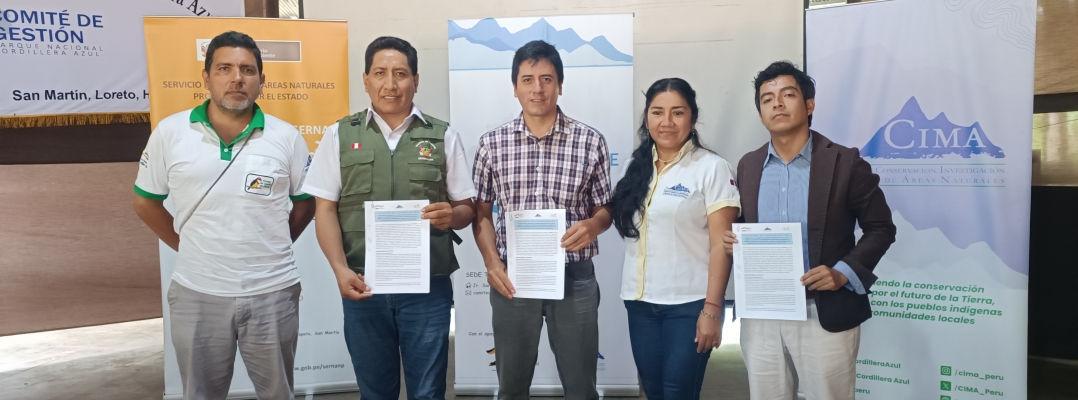 Huánuco: CIMA, Sernanp y Cooperativa Bioaltura firman Acuerdo de Conservación para la conservación del Parque Nacional Cordillera Azul y el desarrollo sostenible de familias emprendedoras de Maronilla