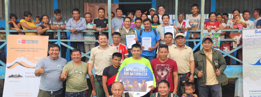 Loreto: La Comunidad Nativa La Cumbre se une al Sernanp y CIMA en la conservación del Parque Nacional Cordillera Azul