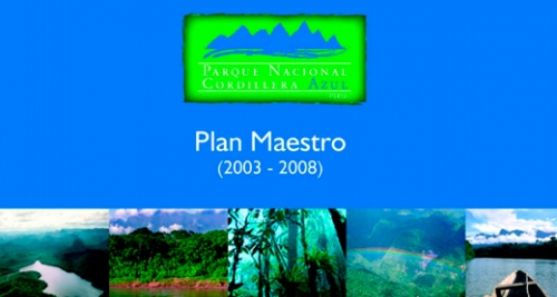 INRENA 2006. PLAN MAESTRO del Parque Nacional Cordillera Azul (2003-2008)