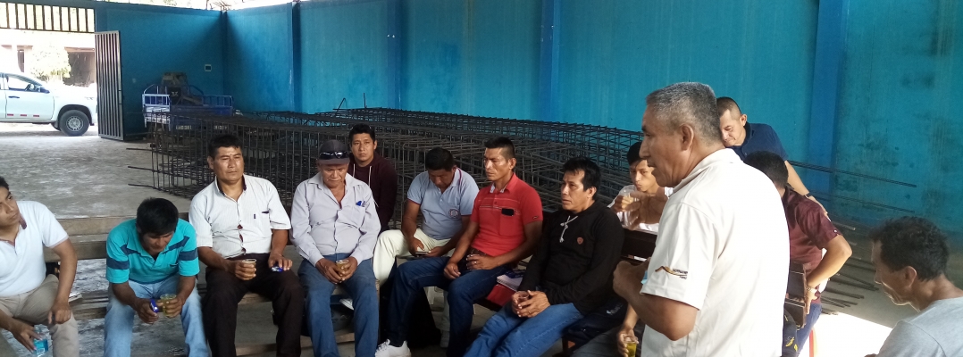 CIMA y el Parque Nacional Cordillera Azul se reúnen con dirigentes de la comunidad Kichwa de Puerto Franco para informar sobre el MUF 2022