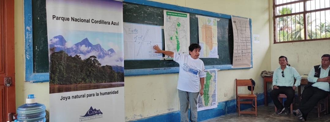 Taller de Zonificación de la Concesión de Conservación  Pauya-Cushabatay en Pampa Hermosa