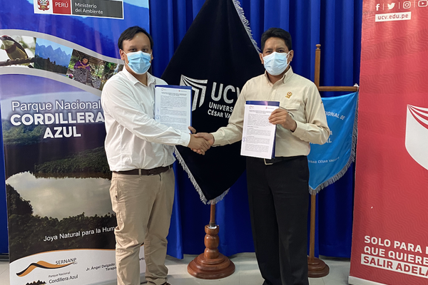 SERNANP y Universidad César Vallejo firman acuerdo de colaboración en beneficio del Parque Nacional Cordillera Azul