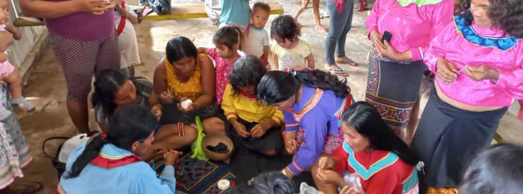 Capacitación a artesanas Shipibas del río Pisqui