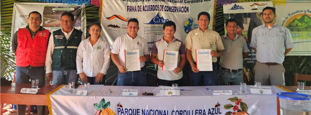 HUÁNUCO: SERNANP, CIMA y ASOCIACIONES DE PRODUCTORES DE CONSUELO, INCA HUASI Y BAJO CHIMBOTE ACUERDAN IMPULSAR ACTIVIDADES ECONÓMICAS SOSTENIBLES