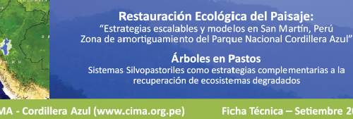 CIMA 2022 Ficha Restauración Ecológica del Paisaje - Árboles en Pastos